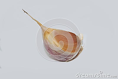 Garlic on a white background Stock Photo