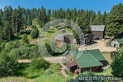 Garnet Ghost Town Editorial Stock Photo