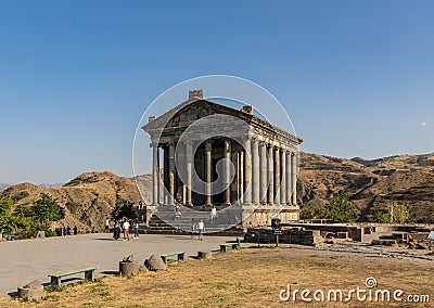 Temple of Garni, Armenia Editorial Stock Photo
