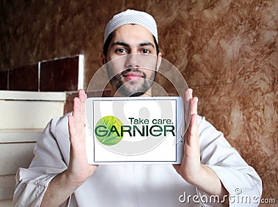 Garnier logo Editorial Stock Photo