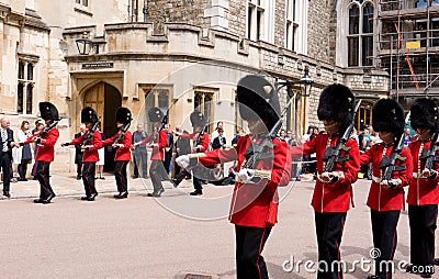 Garter Day Windsor Castle Editorial Stock Photo