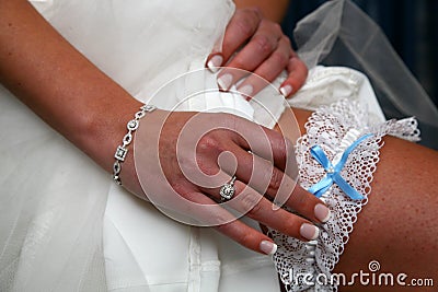 Garter Jewelry Stock Photo