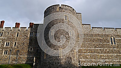 The Garter Tower at Windsor Castle in Berkshire UK Editorial Stock Photo