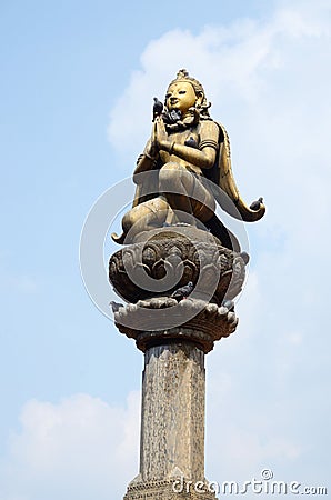 Garuda - mythical bird creature in Buddhist mythology Stock Photo