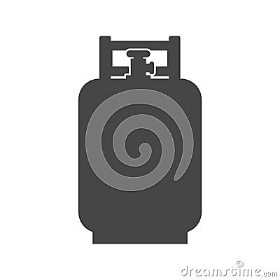 Gas Bottle Icon Vector Illustration