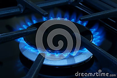 Gas cooker Stock Photo