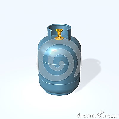 Gas cylinder Stock Photo