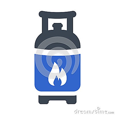 Gas cylinder Icon Vector Illustration