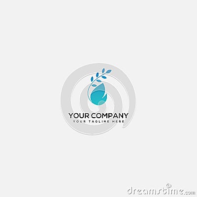 Gas and flame natural logo design Vector Illustration