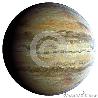 Gas giant planet Stock Photo