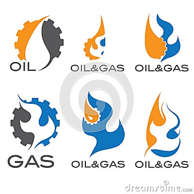 Gas industry iillustration Vector Illustration