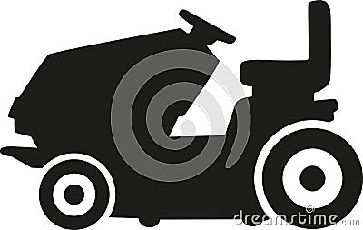 Gas lawn mower Vector Illustration