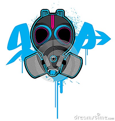 Gas mask Vector Illustration