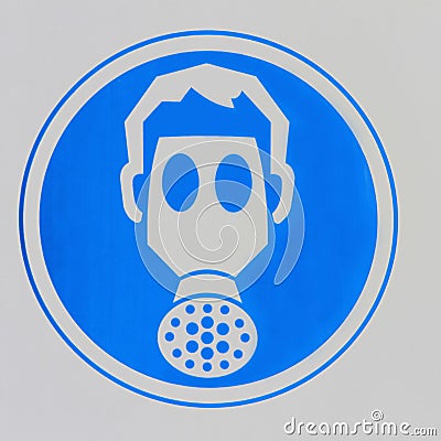 Gas Mask Requirement Stock Photo