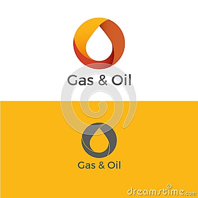 Gas and Oil Logo Vector Illustration