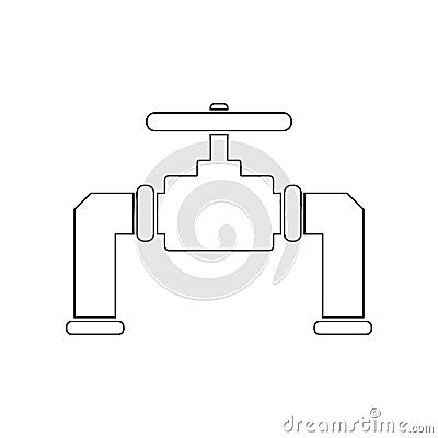 gas pipeline icon. Element of Russia for mobile concept and web apps icon. Outline, thin line icon for website design and Stock Photo