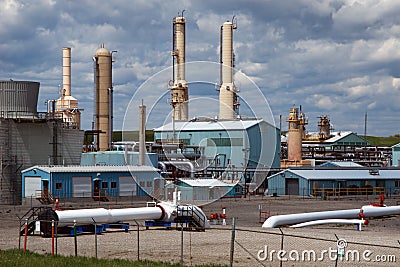 Gas Plant Stock Photo