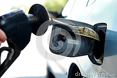 Gas prices Stock Photo