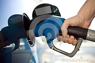 Gas pump Stock Photo