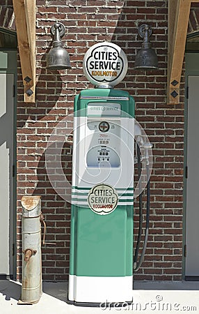 Gas pump Editorial Stock Photo