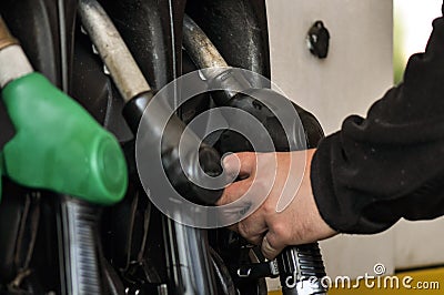 Gas pump Stock Photo