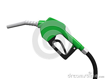 Gas Pump Nozzle Stock Photo