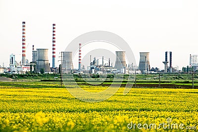 Gas Refinery Ploiesti Romania Stock Photo