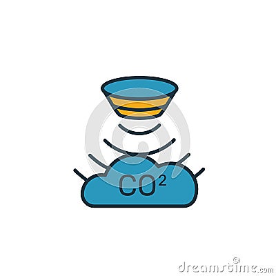Gas Sensor icon. Simple element from sensors icons collection. Creative Gas Sensor icon ui, ux, apps, software and infographics Stock Photo