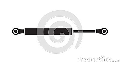 Gas spring icon, vector illustration Vector Illustration