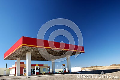 Gas station Stock Photo