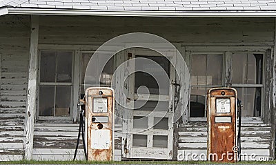 Gas station Stock Photo