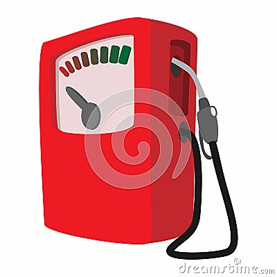 Gas Station Cartoon Icon Stock Vector - Image: 65076255