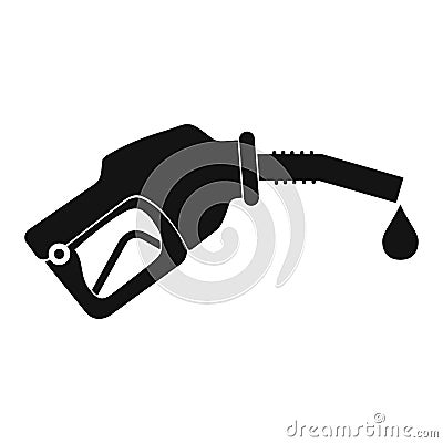 Gas station gun icon Vector Illustration