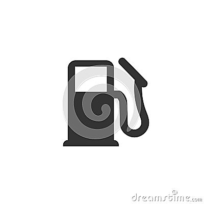 Gas station icon in simple design. Vector illustration Vector Illustration