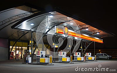 Gas station Editorial Stock Photo