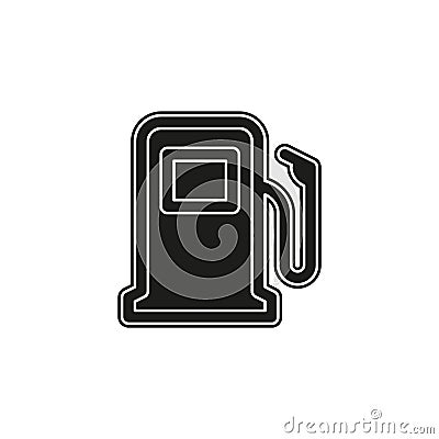 gas station symbol - gasoline pump, petrol symbol. energy sign Stock Photo