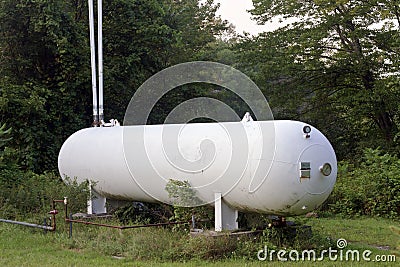 Gas tank Stock Photo