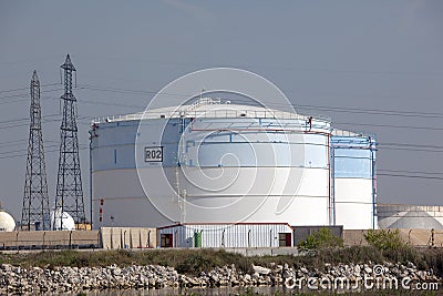 Gas tanks Stock Photo