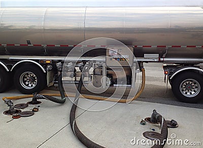 Gas truck Stock Photo