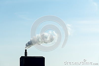 Gases are going the nature. Stock Photo