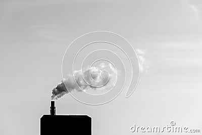 Gases are going the nature. Stock Photo