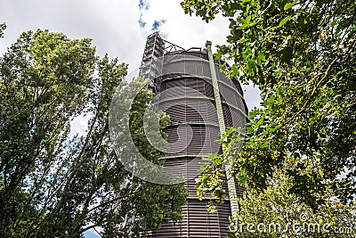 Gasometer oberhausen germany Stock Photo