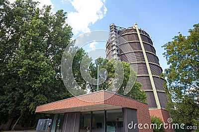 Gasometer oberhausen germany Stock Photo