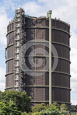 Gasometer oberhausen germany Stock Photo