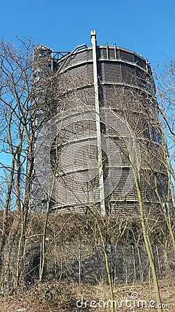 Gasometer oberhausen Stock Photo