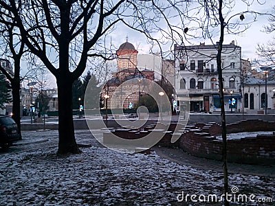 A gasping pause of a beautiful city Stock Photo