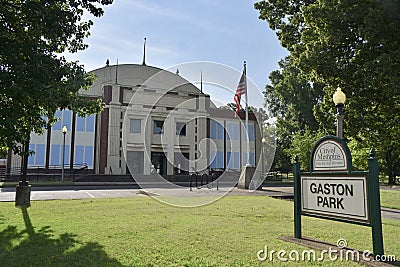 Gaston Park Branch Library, Memphis, TN Editorial Stock Photo