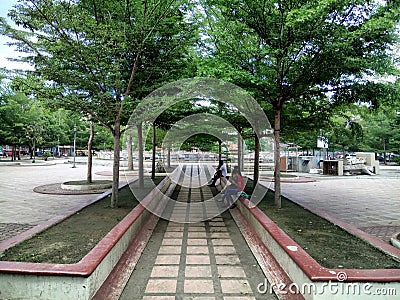 Gaston park, Cagayan-de-oro, Philippines Editorial Stock Photo