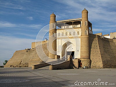 Gate at Buchara Stock Photo