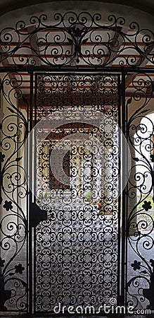 Gate of the Cloister Stock Photo